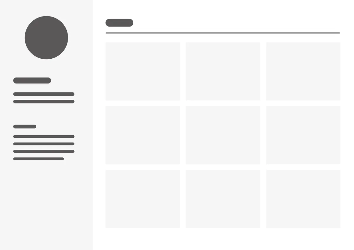 Horizontal template